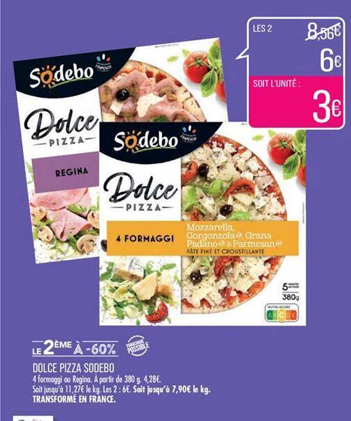 Dolce Pizza Sodebo