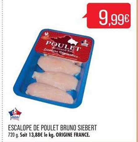 escalope de poulet bruno siebert