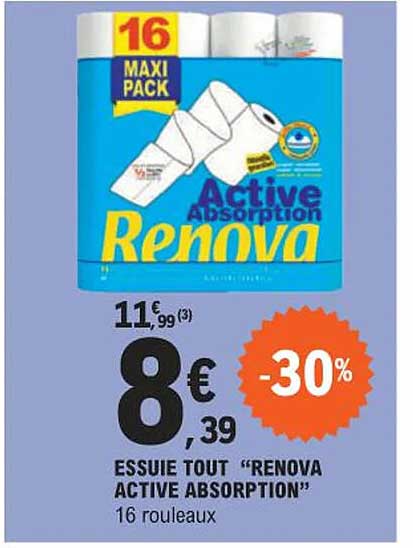 essuie tout "renova active absorption"