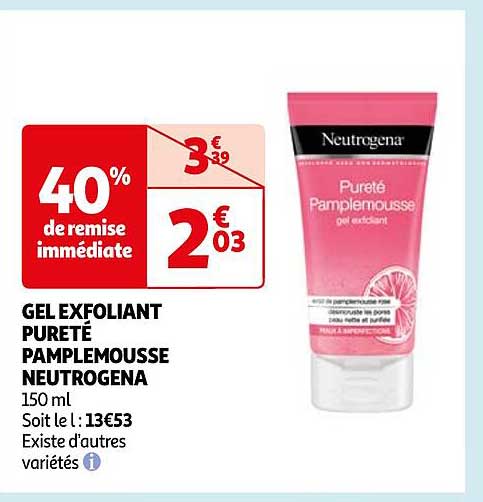 Gel Exfoliant Pureté Pamplemousse Neutrogena