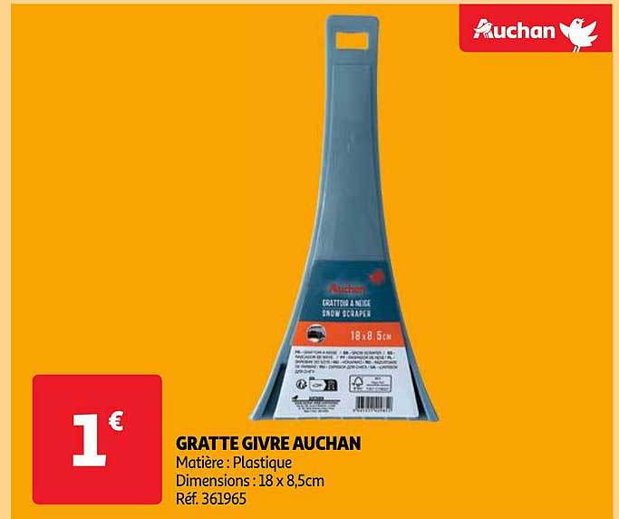 gratte givre auchan