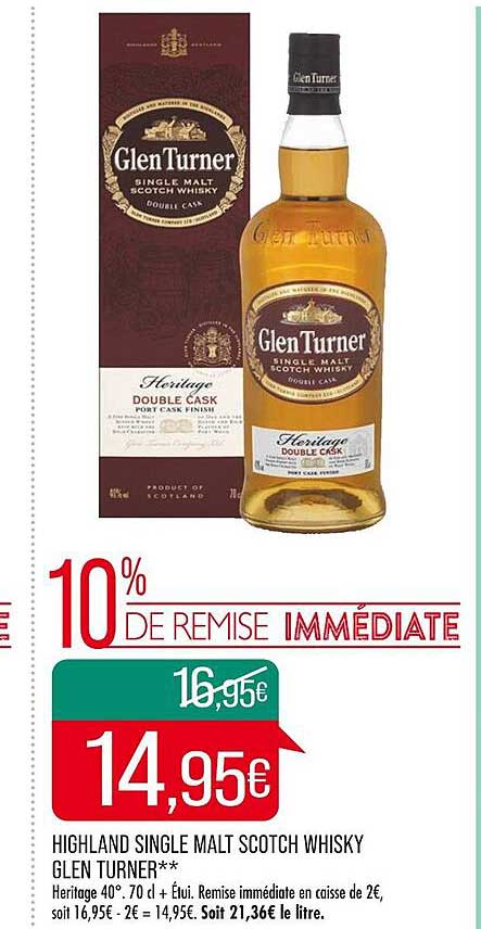 highland single malt scotch whisky glen turner
