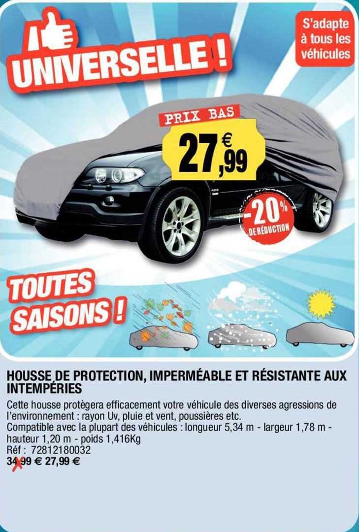 housse de protection , imperméable et résistante aux intempéries