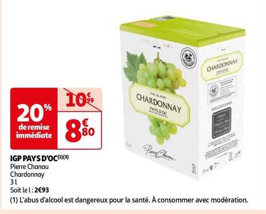 igp pays d'oc pierre chanau chardonnay