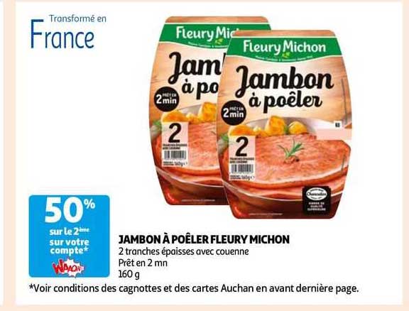 jambon à poêler fleury michon
