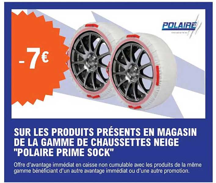 la gamme de chaussettes neige "polaire prime sock"