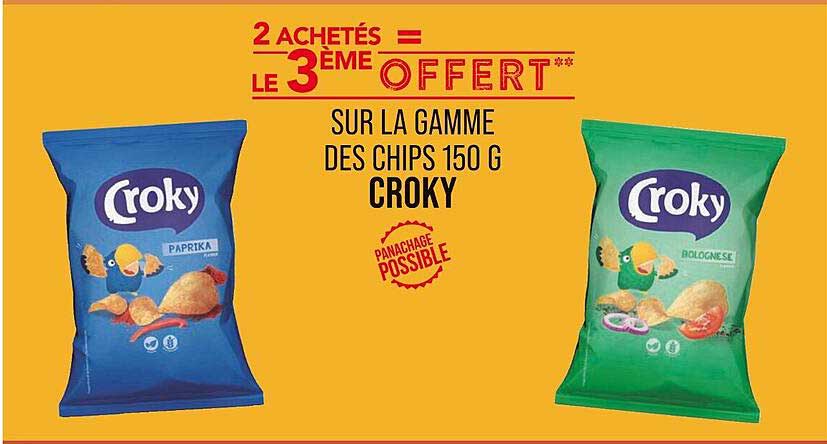 La Gamme Des Chips 150 G Croky