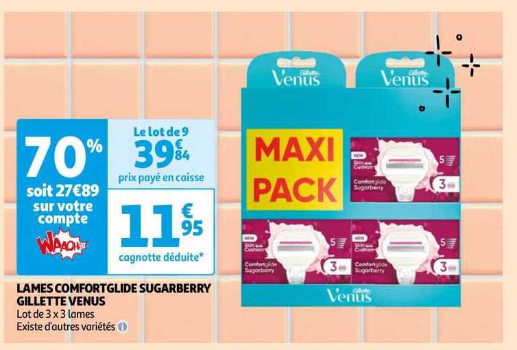 lames comfort glide sugarberry gillette venus
