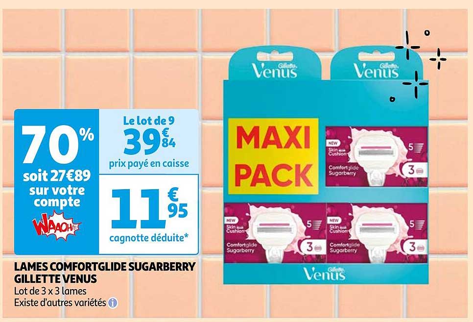 lames confort glide sugarberry gillette venus