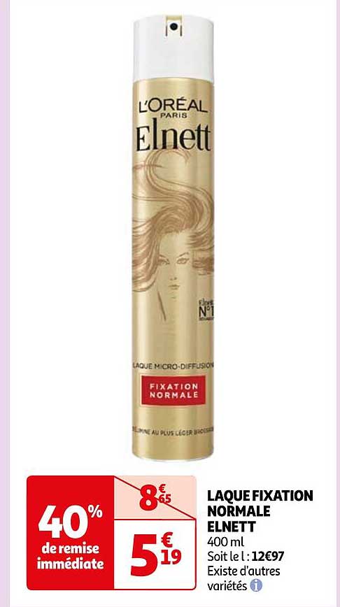 laque fixation normale elnett