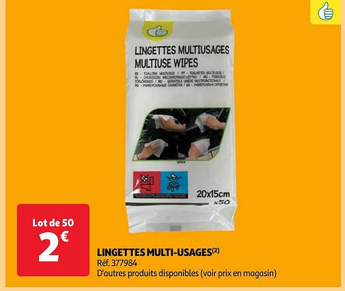 lingettes multi-usages