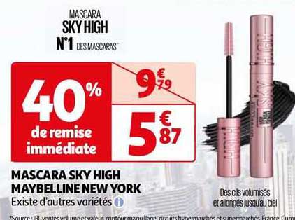 mascara sky high maybelline new york