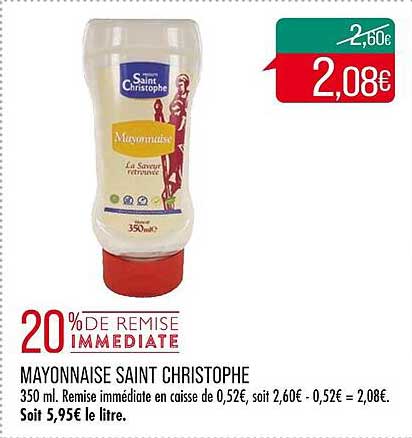 mayonnaise saint christophe