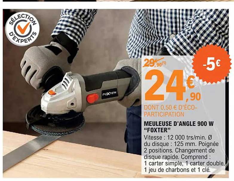 Meuleuse D'angle 900 W "foxter"