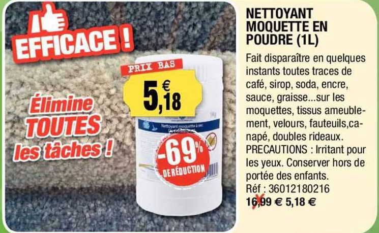 nettoyant moquette en poudre (1l)