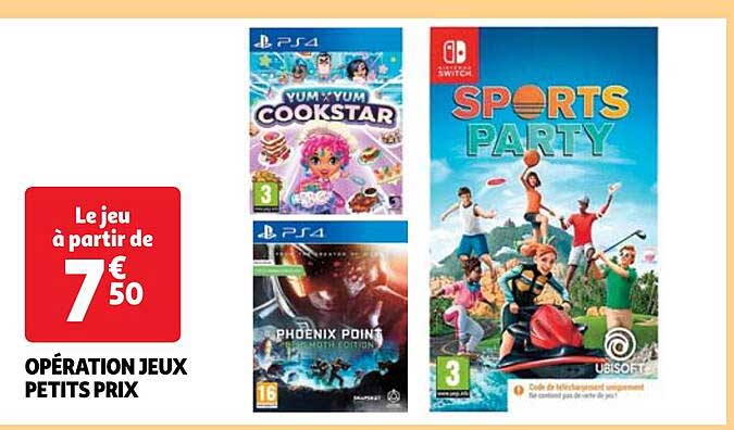 opération jeux petits prix