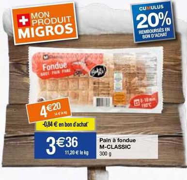 pain à fondue m-classic