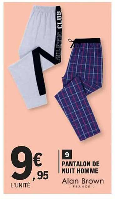 pantalon de nuit homme alan brown