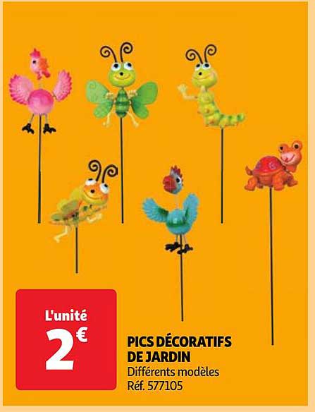 pics décoratifs de jardin