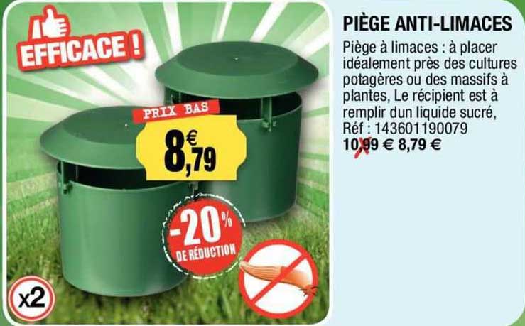 piège anti-limaces