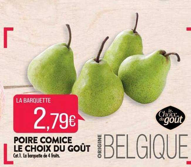 poire comice le choix du goût
