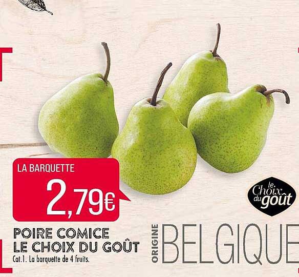 poire comice le choux du goût
