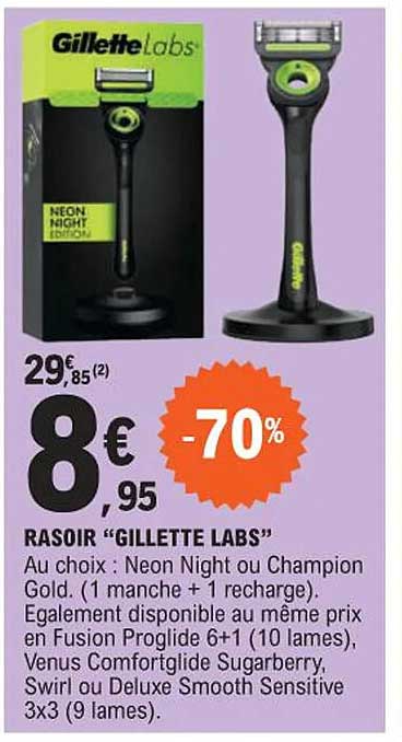 rasoir "gillette labs"