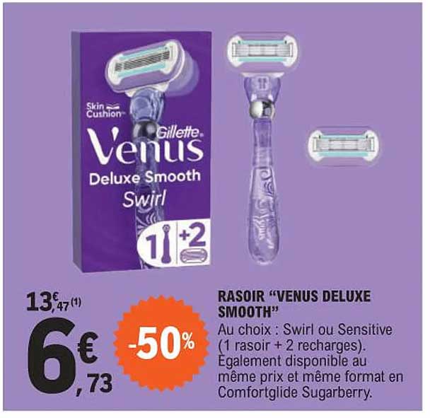 rasoir "venus deluxe smooth"