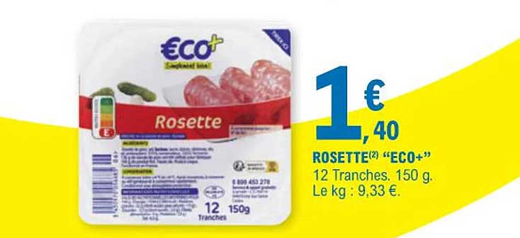 Rosette "éco+"