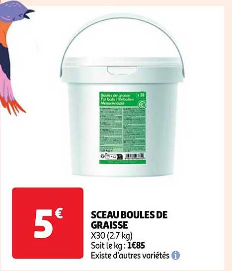 sceau boules de graisse