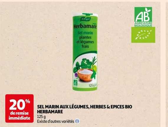 Sel Marin Aux Légumes, Herbes & épices Bio Herbamare