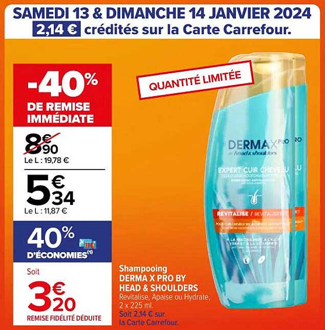 shampooing derma x pro by head & shoulders