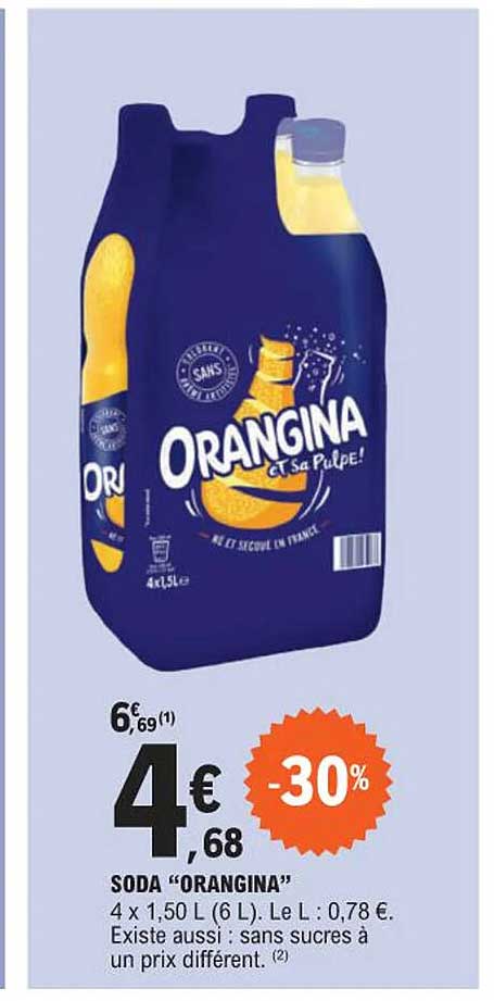 Soda "orangina"