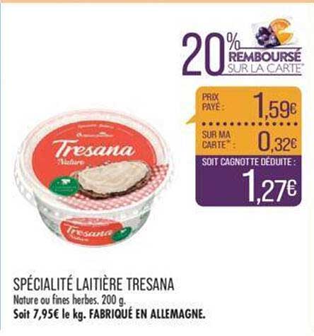 Spécialité Laitière Tresana