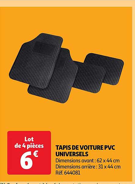 tapis de voiture pvc universels
