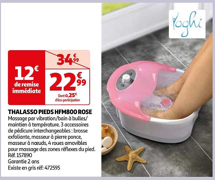 thalasso pieds hfm800 rose yoghi