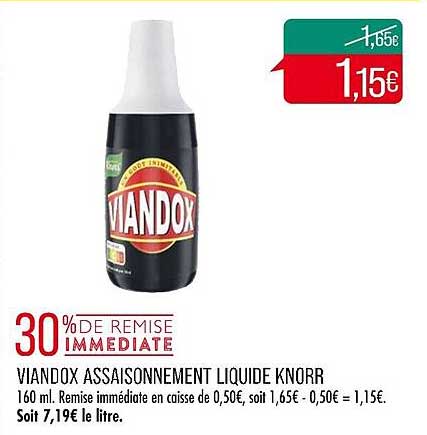viandox assaisonnement liquide knorr