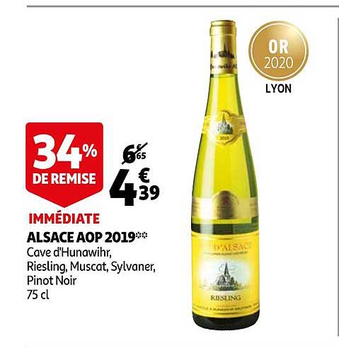 Alsace Aop 2019 Cave D'hunawihr