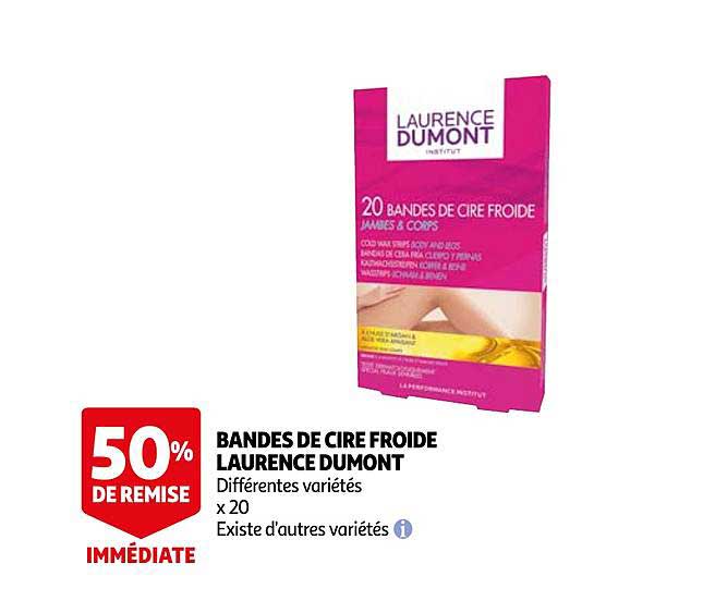 bandes de cire froide laurence dumont