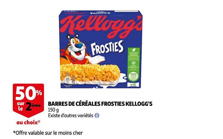 Barres De Céréales Frosties Kellogg's