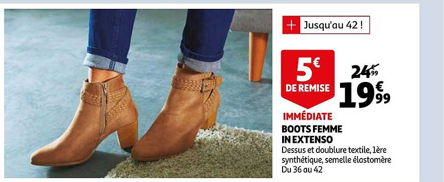 boots femme in extenso