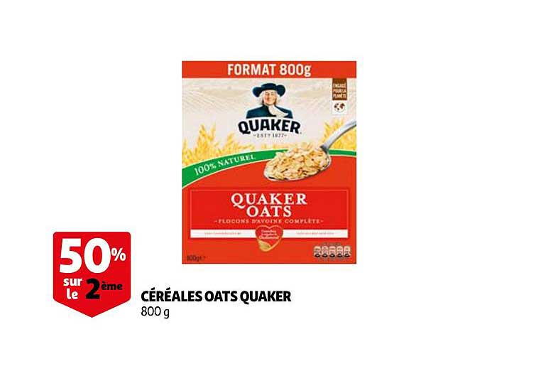 céréales oats quaker