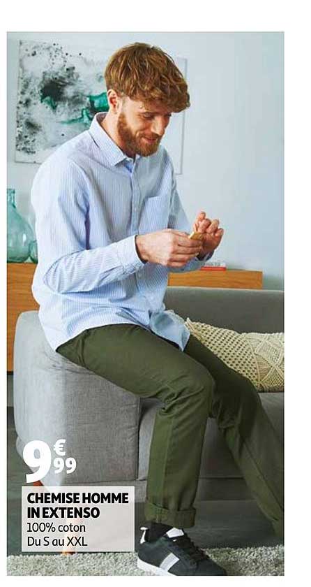 chemise homme in extenso