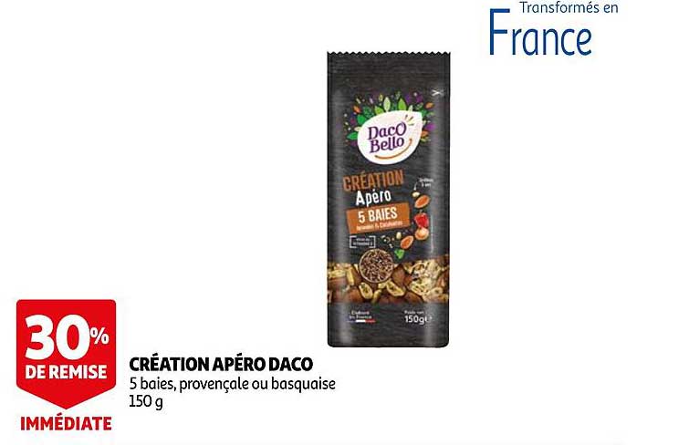 création apéro daco bello