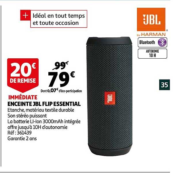 enceinte jbl flip essential