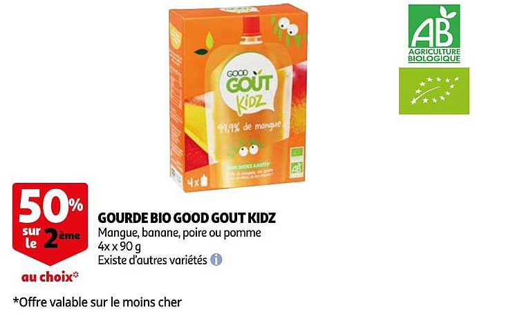 gourde bio good gout kidz