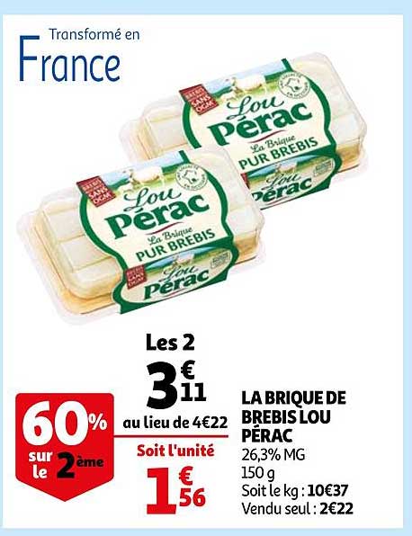 la brique de brebis lou pérac