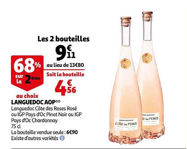 Languedoc Aop Côte Des Roses