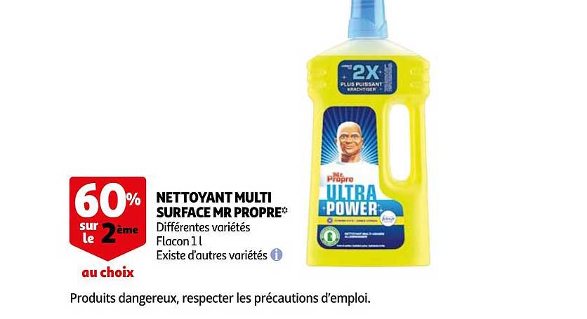 nettoyant multi surface mr propre