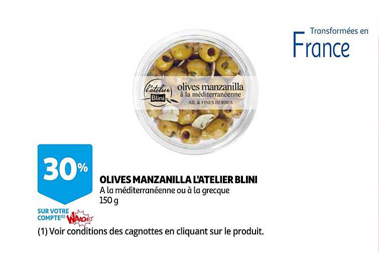 olives manzanilla l'atelier blini
